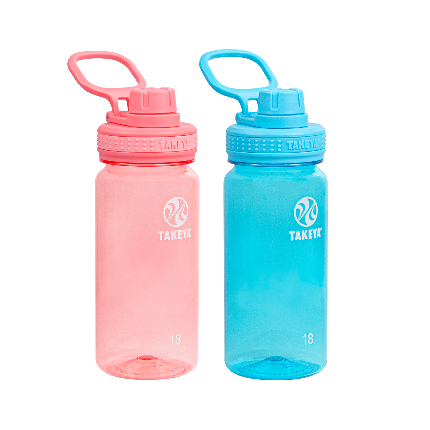 tritan-water-bottle-bundle-with-spout-lid-2-pack-s1 51475-Tritan-Spout-18-2pk-FlutterPink-BreezyBlue-Front_1.png
