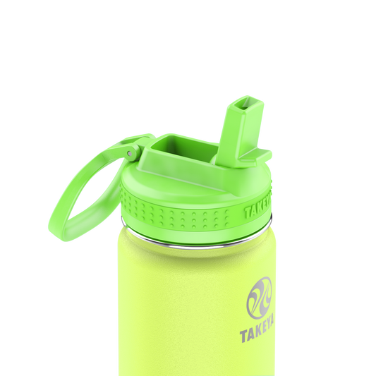 actives-kids-glow-in-the-dark-water-bottle-with-straw-lid-m9 51075-Actives-Kids-Straw-18-GID-LightningGreen-closeup.png
