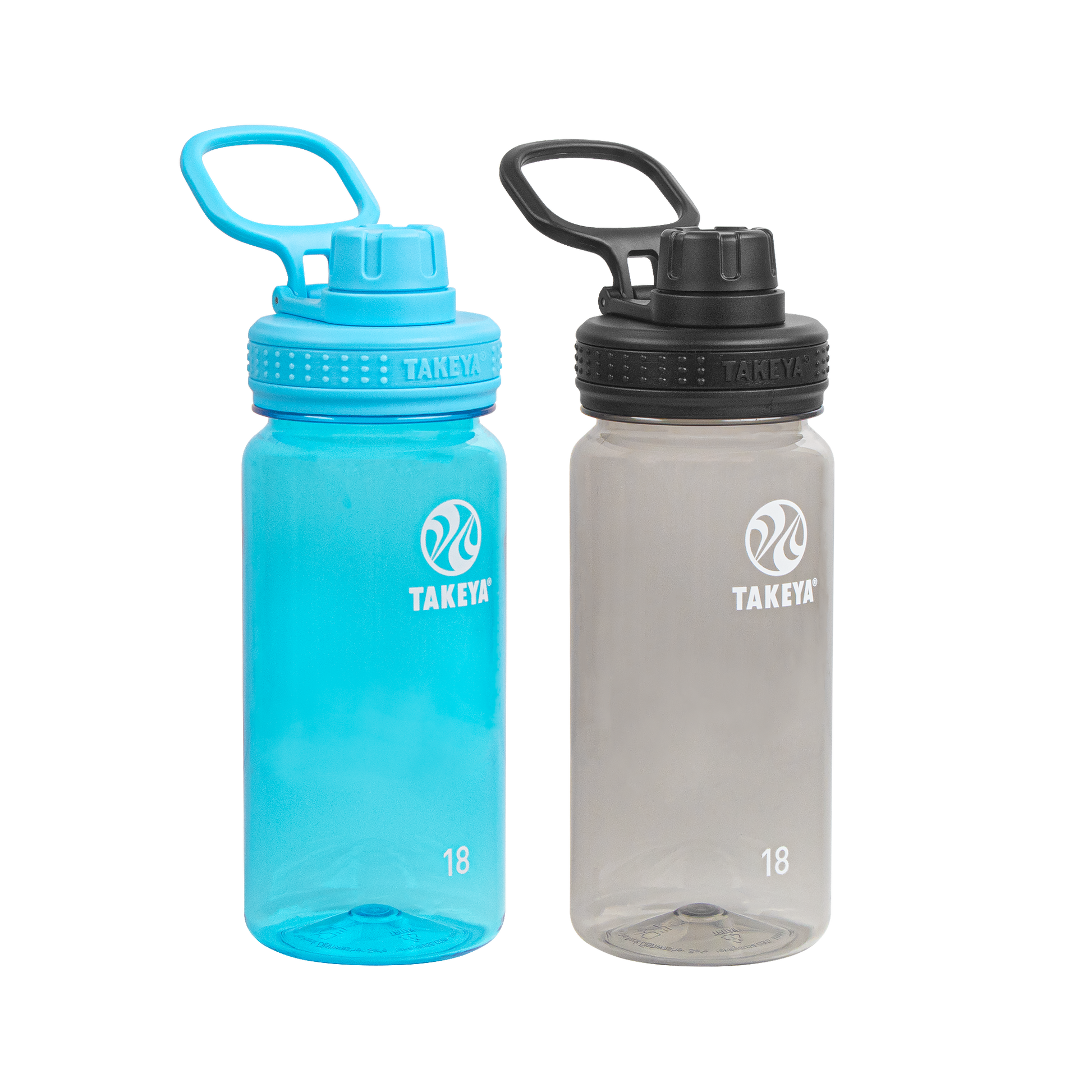 tritan-water-bottle-bundle-with-spout-lid-2-pack-s1 51476-Tritan-Spout-18-2pk-BreezyBlue-StormyBlack-Front_1.png