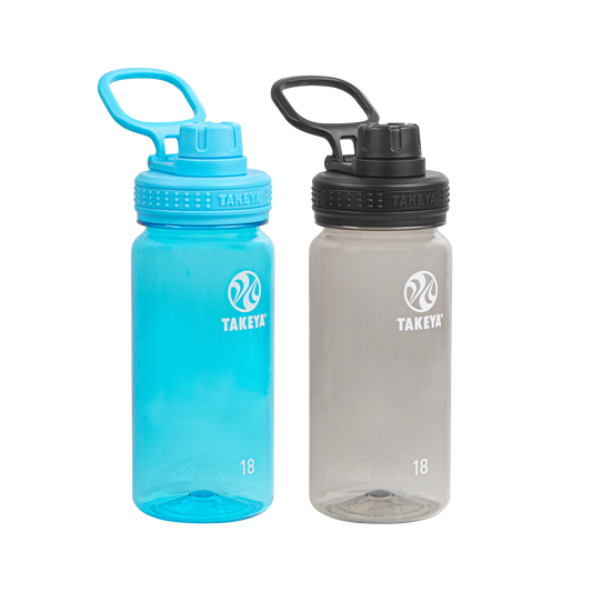 tritan-water-bottle-bundle-with-spout-lid-2-pack-s1 51476-Tritan-Spout-18-2pk-BreezyBlue-StormyBlack-Front_1.png