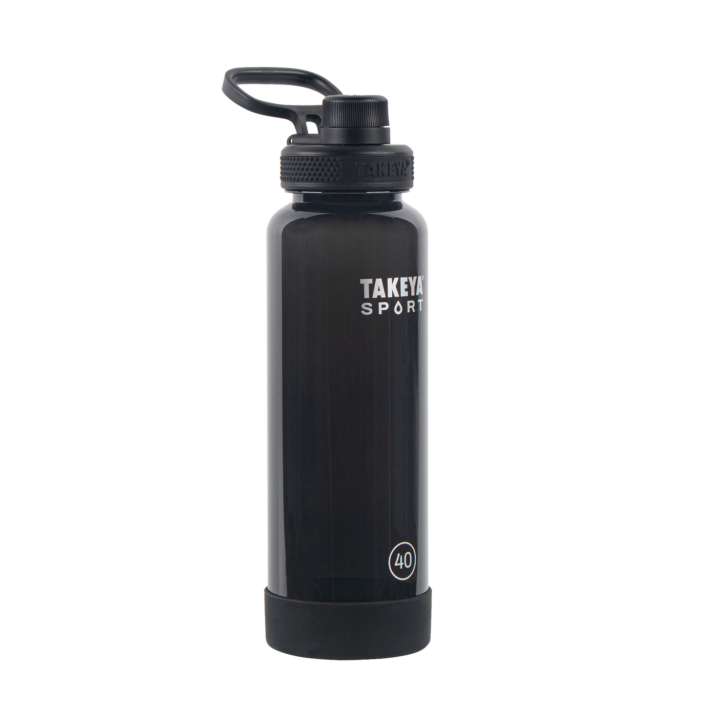 tritan-sport-water-bottle-with-spout-lid-z3 52023-TKS-Tritan-Spout-40-GrandSlamBlack-frontangle.png