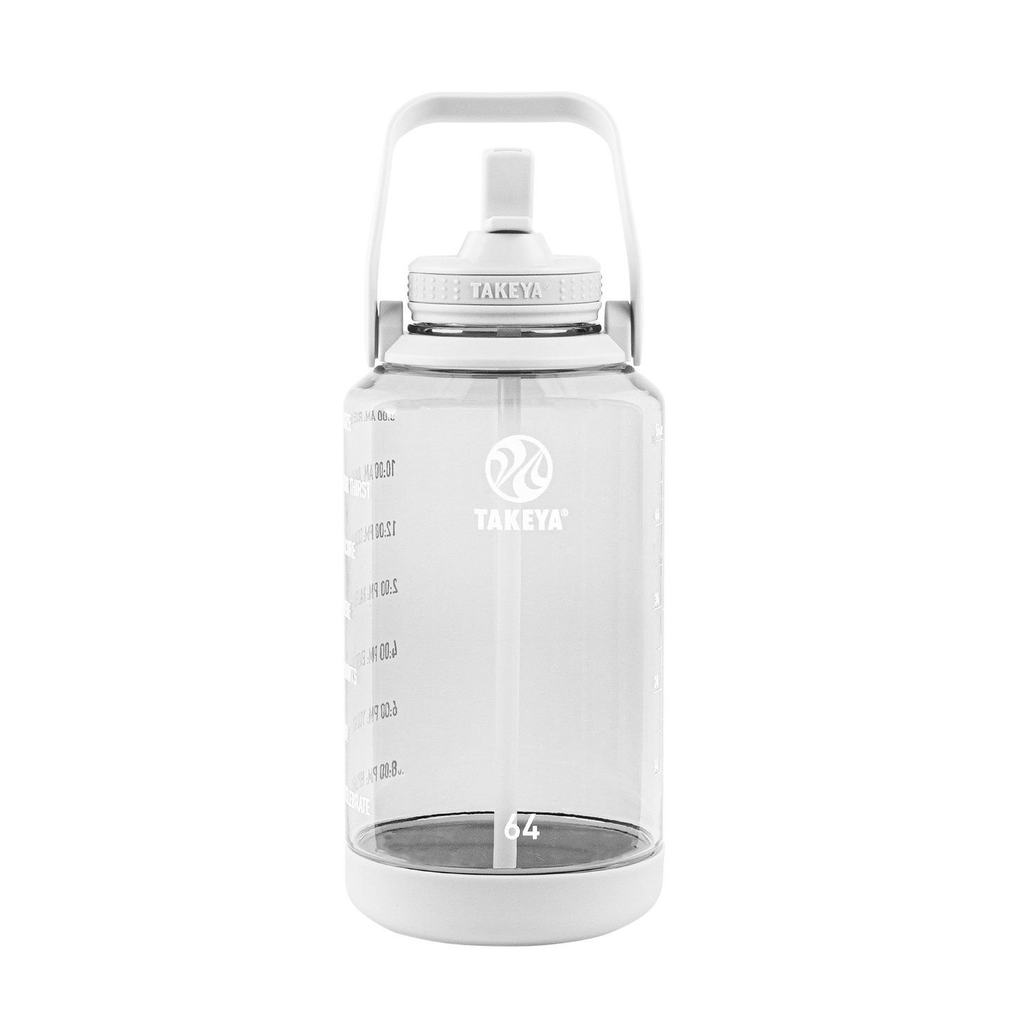 tritan-motivational-water-bottle-with-straw-lid-l9 54142-Tritan-Straw-Motivational-64-WhiteCloud-front.png