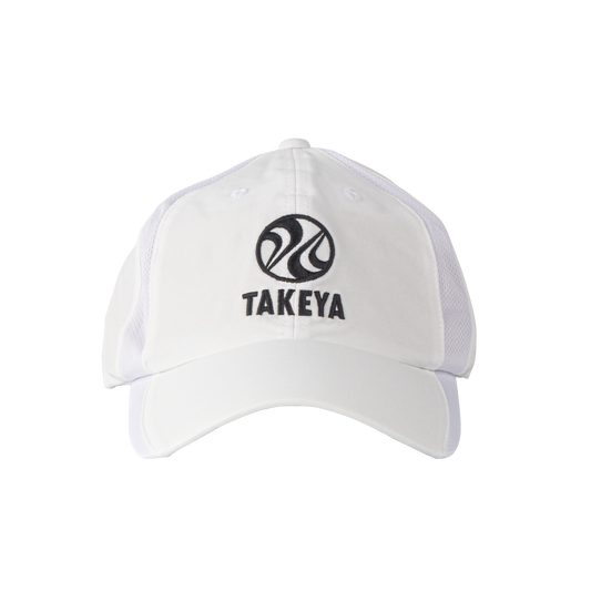 takeya-sport-vented-adjustable-hat-h4 97285-TK-PB-Hat-White-Front.png